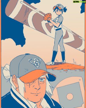 Jake Wyatt Instagram - this week’s necropolis update is just a baseball au in honor of summertime and mitsuru adachi