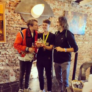 Jakub Kohák Instagram - Spartááá Praháááá - mistrrr ligyyyy. Čekali jsme 9 let, a tak není divu, že radost byla veliká. Vítej titule číslo 37 ‼️🏆⚽️ @acsparta_cz @lkrejci_ @jakubpesek @borekdockalcze @jan.mejdr @tomcvancara_ #letensti #letenskaslechta @vojtech_dyk_official #sampionizletne #acs #football #letenskaslechta #pocem #kamdes