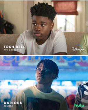 Jalyn Hall Instagram - @thecrossoverseries is now streaming on @disneyplus 
#bruiser is now streaming on @hulu 
#binge #bingewatching #fyp