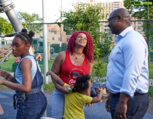 Jamaal Bowman Instagram - Democracy happens on the streets.

We can’t show up for our communities in the halls of Congress if we’re not talking to people out on the streets. We need to show up, show that we care and follow through with action. That’s how you govern for the people. #WeDecide