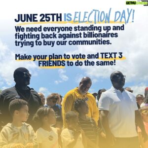 Jamaal Bowman Instagram - It’s election day!

It’s going to take all of us, coming together, to stand up to AIPAC and their right-wing megadonors. Make your plan to vote and make sure your friends, family, and anyone you know in NY-16 is voting too!

Learn how to vote and join us at the link in my bio!