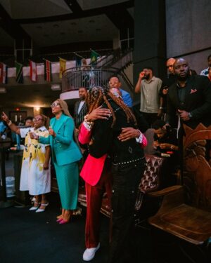 Jamal Bryant Instagram - Thank you, big brother @jamalhbryant, and your incredible church @newbirthmbc, for inviting me to be a part of this great move of God in ATL. Thank you, Dad @prophetpassion, and my little brothers @innocent_java and @apostle.tim, for coming out to support me. Revelation Nation, I love you. Family over everything.
