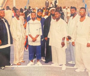 Jamel Shabazz Instagram - Frozen moments in time.
The 2000s
Group sessions. 
#groupshots 
#snapshots
#crews
#faces 
#photography 
#photos 
#groupphotos 
#streetphoto 
#streetportraiture 
#jamelshabazz 
#jamelshabazzarchive