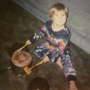 James A. Janisse Instagram - I guess I always wanted to be a drummer.