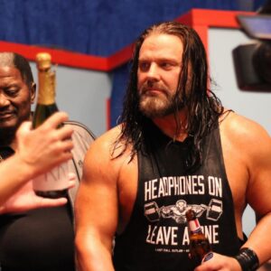 James Cox Instagram - Showing these kids that The Cowboy still isn’t one to be messed with.  Trying to bribe me with champagne? Keep it. People that know me know I prefer my beer. 🍺 

#tna #wwe #nwa #njpw #wcw  #FAFO