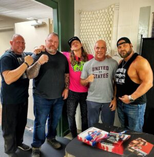 James Cox Instagram - Grab pics with your friends any chance you get. Such a great day yesterday seeing some of my good friends. 

@therealkurtangle : I spent a lot of time on the road with this man and learn so much. I won my first major single title against him in the highest rated impact tv show. 

@jimmyhartmouthofthesouthwwehof has always treated me with respect. You can’t help but smile and laugh when you’re around him BABY 😂

@chavoguerrerojr I wrestled my first wcw match against and has been someone to go to for advice weather you like it or not. 

@amwwildcatchrisharris This guy and I turned 2 unknown kids into one of tna greats tag team. 

@thebabyface_ricky_morton well he’s just Ricky and don’t make them like him anymore. Robert keeps you your toes. Love all these guys. 

And before you say it @shanehelmscom they all didn’t tell you they hated me 😂

#wrestling #wwe #tna #actor #tv