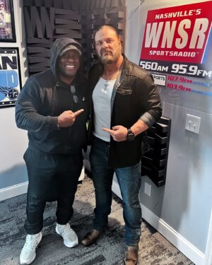 James Cox Instagram - Talking In studio with my man @jonburton32 about wrestling, upcoming projects and the upcoming new series Blue Ridge. Catch Blue ridge April 7th on @cowboywaychannel 

#Blueridgetv #tv #film #actor #acting