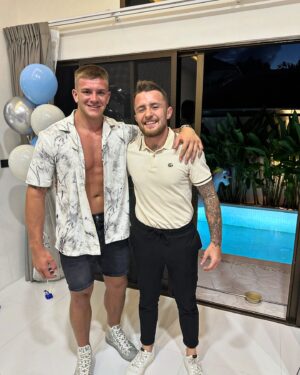 James Gallagher Instagram - Out here living 🫡