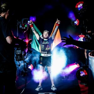 James Gallagher Instagram - March 22nd the jimmy show 🇮🇪 👑 blessed and grateful with another opportunity to make the walk in front of my own people 🙏🏻 gonna march out and take him out 👊🏼