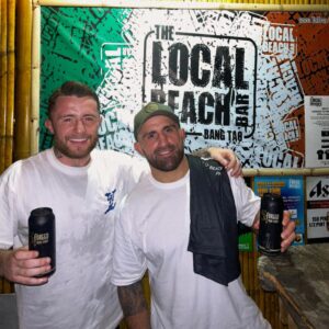 James Gallagher Instagram - At the local with the goat @alexvolkanovski