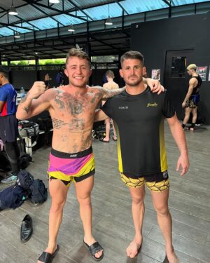 James Gallagher Instagram - March 22nd SSE arena Belfast. The jimmy show is back to blow the roof of the place in a fight to see who gets to fight for the world title! Don’t forget who the OG of these Bellator shows is, we just picking up where we left off. Thank you @bellatormma @kogan_mike for the opportunity. I’m absolutely flying in training out here in @bangtaomuaythaimma and back where I belong. Let’s fucking do this.