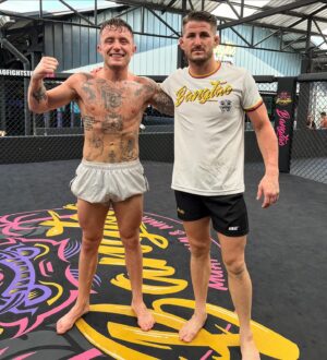 James Gallagher Instagram - Finished things up in Phuket. What a training camp at @bangtaomuaythaimma Back in the motherland to finish up camp. 2 weeks I’m back in the @ssebelfastarena the jimmy show! I’m going to blow the roof of the building and pop his head off his shoulders 👑 🇮🇪 X ☠️🇧🇷