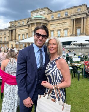 James Lock Instagram - At the palace with mother! Day to remember!celebrating the not forgotten charity ❤️