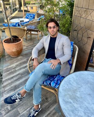 James Lock Instagram - Summer nights in London @bluemarlinibizalondon