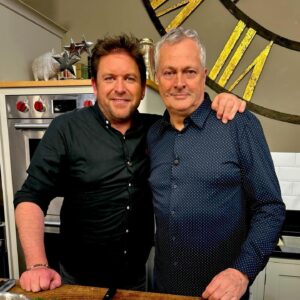 James Martin Instagram - 30 years ago…Ready Steady Cook line up… Lesley, Paul and Nick in the house 🫑🍅
