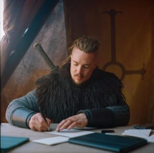 James Northcote Instagram - Sharing a tent with @alexander.dreymon on @thelastkingdom Seven Kings Must Die #rolleiflex #portra400