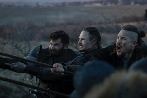 James Northcote Instagram - First Look…7 Kings Must Die on @netflix 14th April ‘23 - photos @marcellpiti