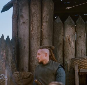 James Northcote Instagram - In between arrows  @alexander.dreymon @thelastkingdom S5 #rolleiflex #kodakportra400