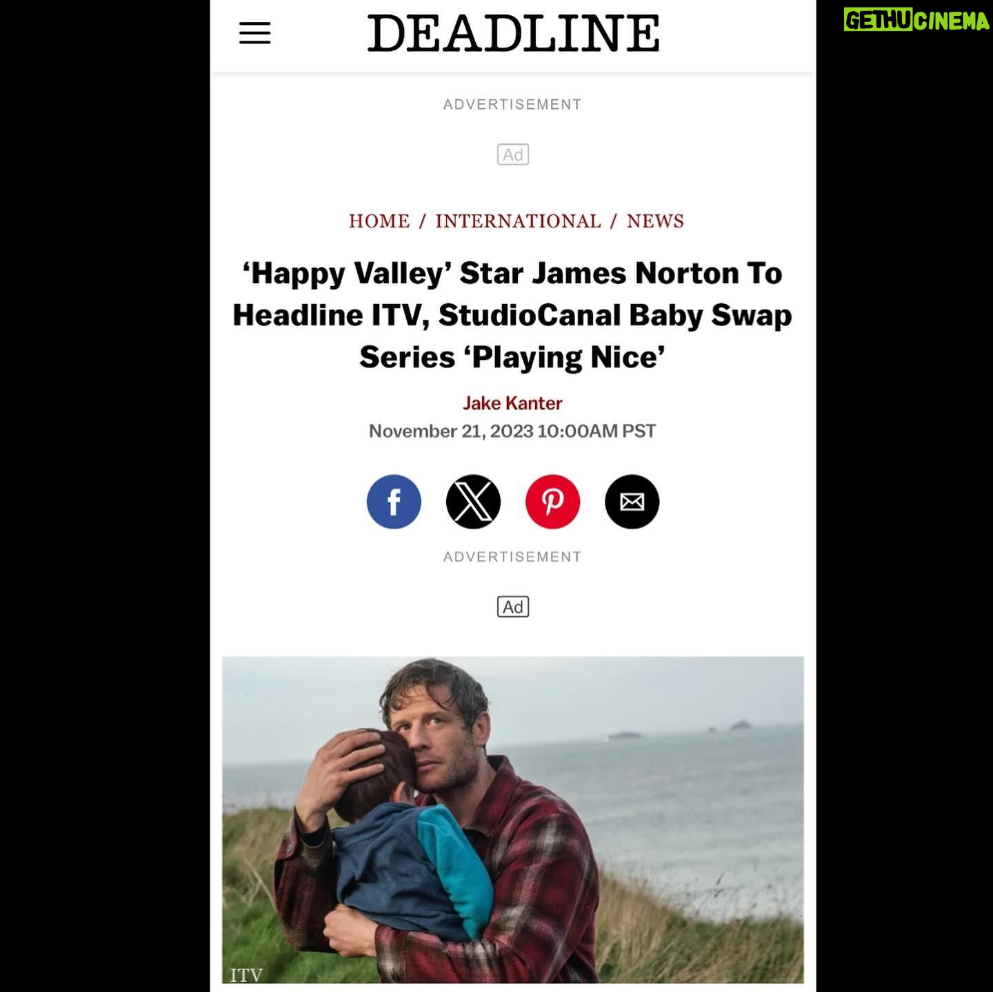 James Norton - 22K Likes - 💥Introducing PLAYING NICE, our first tv show 💥 @rabbit.track.pictures 💥
All love and respect for my partner in crime @kittykaletsky 🙌🙌🙌
So excited to be working with @studiocanaluk,@ itvas, @grace__oa and @katehewittme, as well as our incredible cast @niamhalgar @jessierbrownfindlay #jamesmcardle
Thank you #Cornwall for hosting us ❤️
