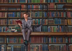 James Norton Instagram - We lay about in the London library, quietly nattering about books and plays and writing and life. What a memorable and dreamy couple of days. The great @misskarenelson is hands down the best library partner around. So much love for her. And for the extraordinary @marianovivanco who shot these insanely beautiful snaps. Proud to be part of this very special campaign for @montblanc #InspireWriting #MontblancLibrarySpirit #ad