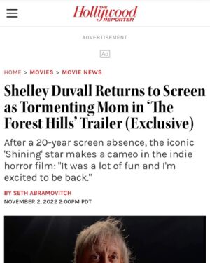 James Pratt Instagram - Lookout for The Forest Hills in 2023

#comingsoon

@edwardfurlongofficial 
@shellyduvall_ 
@chikolandia 
@scottgoldbergofficial