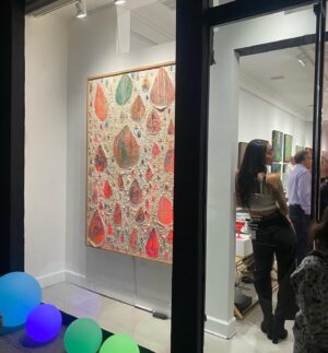 James Pratt Instagram - Wonderful to share Haleh Mashians launch event last night with friends and support this incredibly talented women. Her artwork is incredible.

@mash_gallery @halehmashian