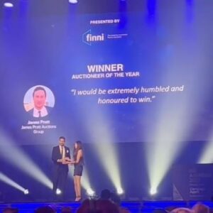 James Pratt Instagram - Honoured and so humbled to have won the 2023 REB Australian Auctioneer of the Year. I wish I could have been there in person as this means the world.

The support I have had along the way is so very humbling.
Thank you to all of JPA’s clients for always making me look good. Thankyou #rebawards