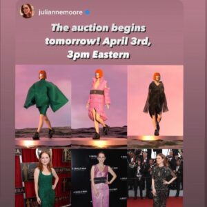 James Pratt Instagram - Auction starts today! 
@mogul.official has partnered with @juliannemoore and @theactorsfund for #gownsforgood an exciting redcarpet NFT collection from Julianne.

#Proceeds will be going back into the industry through the actors fund to help struggling artists and those hit by covid.
 
Register at @mogul.official to bid.

@juliannemoore 
@mogul.official 
@theactorsfund 
@zaptheory