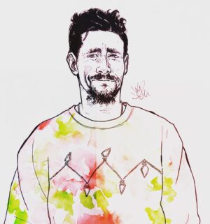 James Ransone Instagram - I actually can’t believe it. We sold out in less than 24 hours.

All US orders have shipped. Foreign orders ship today. Thank you everyone for all of your love and support for @adelaidecrocker and my holiday collection with  @hunk_intl At the end of this week I’ll post a link to a PDF of all the receipts for our costs, our final profits and my contribution to The Urban Sanctuary at Blessed Sacrament Hollywood. Special thanks to @tophergrace who randomly helped my wife carry orders into FedEx while my baby son was strapped to her body.  We are brainstorming a Valentine’s Day run. hopefully next time we can figure out a cheaper/more efficient way with a larger quantity. Trying to figure out how to up the proceeds as well.  And lastly, if you know who drew this, please tag them!