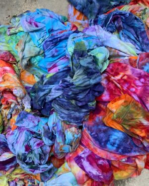 James Ransone Instagram - New dyes are in. These were all done by hand in my backyard.  One of a kind, each named after a Saint. 

Pretty small inventory and I tried to throw up a bunch for cheap (one was 3 dollars!) because I know times are tough, but they started selling last night before I posted about them so I’m not even sure what’s left. 

Big thanks to Melrose at @dharmatradingco for supplying the dye and to @davesgratefulbread for showing me the ice technique because I would’ve never used it if we hadn’t done it for his shirts. 

Link in bio.