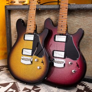 James Valentine Instagram - Excited for 2021 Valentine new colors!! Champagne Sparkle, Tobacco Sparkle, Maroon Burst Sparkle. ✨ Check them out on our tour right now! Go to music-man.com for more info!