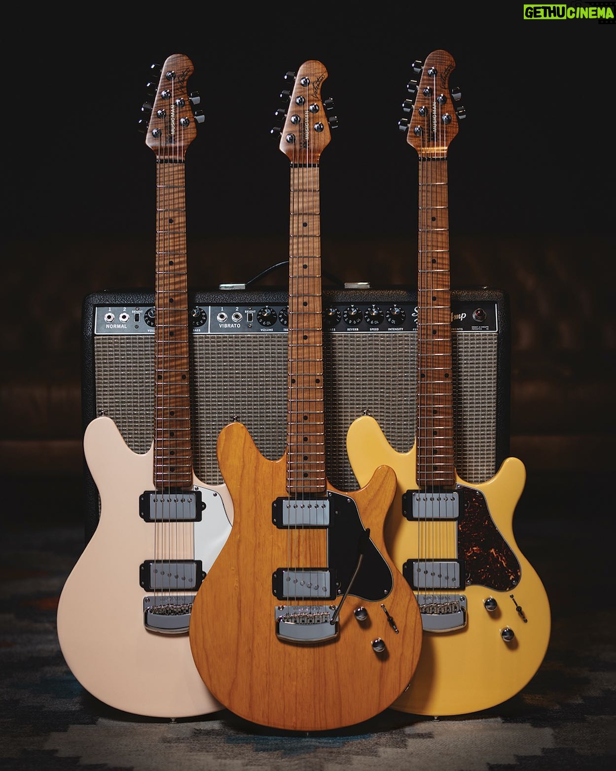 James Valentine - 6.1K Likes - The new 2020 finishes. Which one is your favorite? Shell pink, Classic Natural, or TV yellow? @ernieball @music_man
