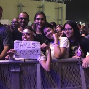 James Valentine Instagram - Rio!  Que momento incrível tivemos aqui nesta turnê, mal podemos esperar para voltar!  Muito obrigado a todas as pessoas que vieram e cantaram todas as noites, que ótima maneira de começar o ano.  Da próxima vez que voltarmos, que outras músicas você gostaria de ouvir?