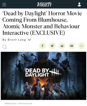 James Wan Instagram - Looking forward to the cinematic experience of this! #deadbydaylight 

@atomicmonster
@blumhouse
@variety