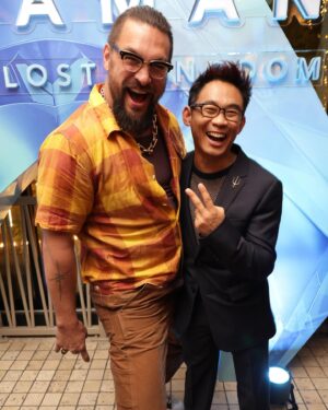 James Wan Instagram - LET’S GOOOO! #Aquaman and the Lost Kingdom is out in theaters THIS FRIDAY 🔱 get your tickets now!