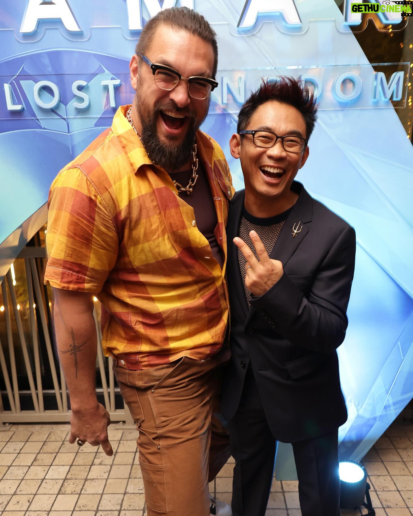 James Wan - 58.7K Likes - LET’S GOOOO! #Aquaman and the Lost Kingdom is out in theaters THIS FRIDAY 🔱 get your tickets now!