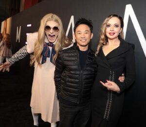 James Wan Instagram - What a fun and amazing #M3GAN premiere last night and day of press!! Movie played so well. Can’t wait for you all to see this film - in theaters Jan 6th!

@meetM3GAN
@akelacooper
@aw
@violetmcgraw
@ronnychieng
@brianjordanalvarez
@itsjasonblum
@jennadavis 
@blumhouse
@atomicmonster
@universalpictures