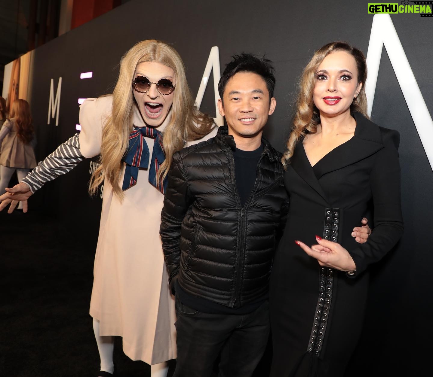 James Wan - 26.4K Likes - What a fun and amazing #M3GAN premiere last night and day of press!! Movie played so well. Can’t wait for you all to see this film - in theaters Jan 6th!
@meetM3GAN
@akelacooper
@aw
@violetmcgraw
@ronnychieng
@brianjordanalvarez
@itsjasonblum
@jennadavis
@blumhouse
@atomicmonster
@universalpictures