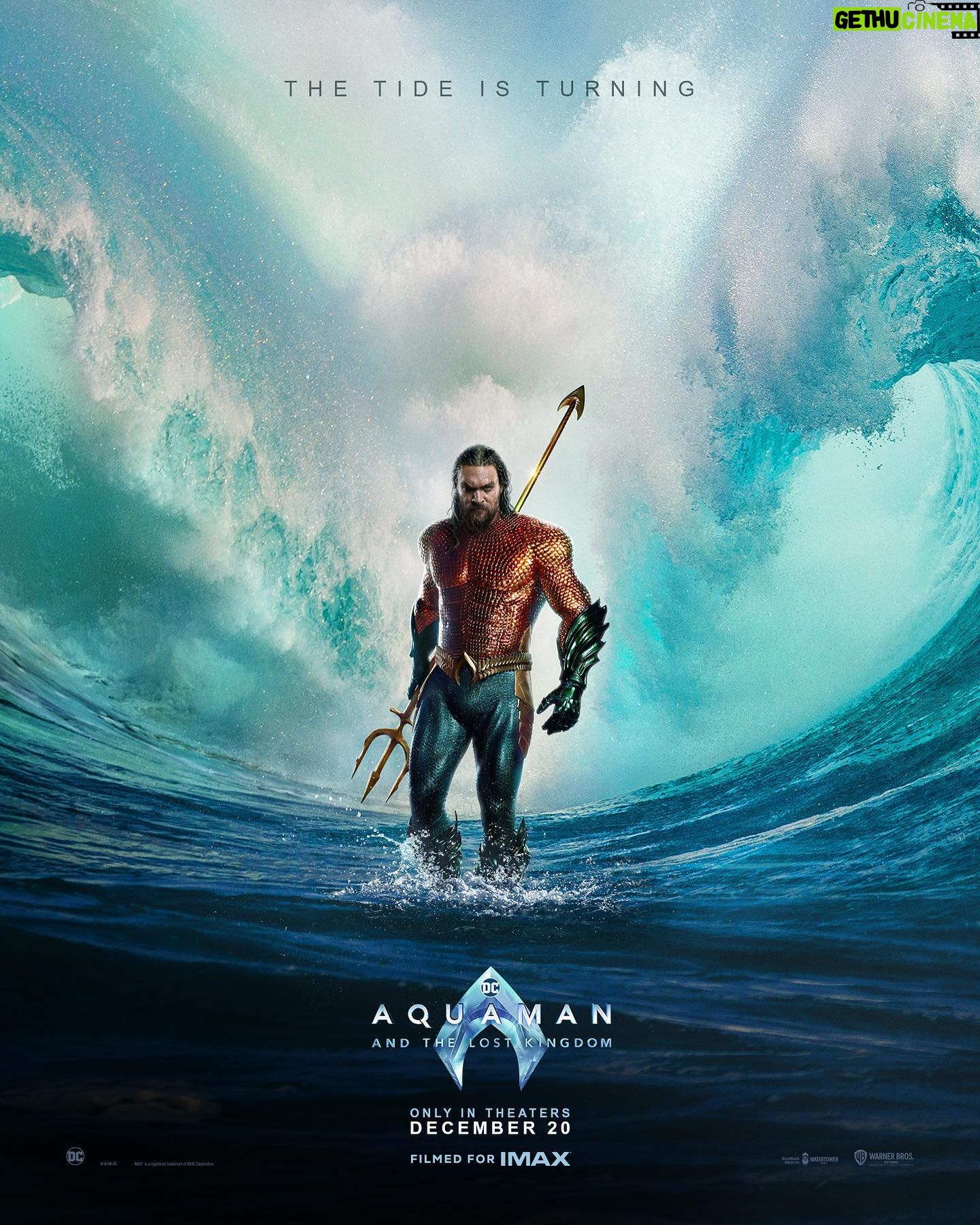 James Wan - 21.1K Likes - Annnnd the TEASER POSTER! The tide is turning. #Aquaman and the Lost Kingdom - Only in theaters December 20.