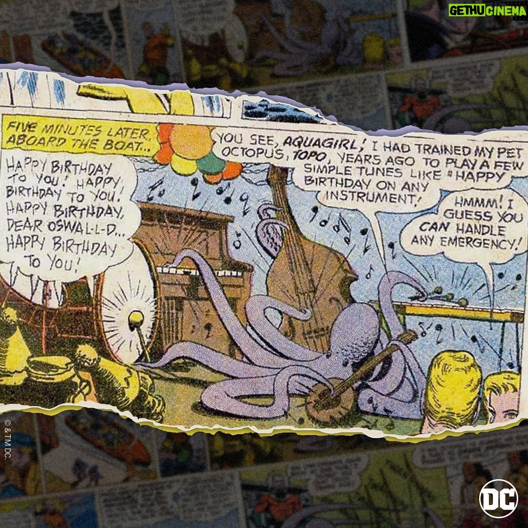 James Wan - 65.8K Likes - “Allow me to re-introduce myself. My name is TOPO. And I play a variety of musical instruments.” I’m a big fan of Topo from the Silver Age comics.
#Aquaman and the Lost Kingdom 🐙