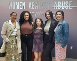 Jamie Colleen Instagram - I’m still riding the high from last week’s ribbon-cutting ceremony at Ameya’s Place. As one of only two domestic violence shelters in Philadelphia, Ameya’s Place offers sanctuary to over 600 women, men, and children annually. The event marked the completion of a $3.6 million renovation and expansion of our 100-bed facility, transforming it into an even more welcoming refuge.⁣
⁣
Reflecting on my journey, from seeking help at Ameya’s Place ten years ago to now being able to support others who are walking through its doors, fills me with indescribable emotions 🥹💜. At my core, I’m overwhelmed with gratitude for everything—the journey, the growth, and the opportunity to give back. 💜⁣
⁣
Thank you to our generous donors and those who support us, this would not be possible without you! ⁣💜
⁣
A special thank you to my incredible friends who have been a constant for Selena and I. It meant the world to share this special moment with you, I love you all so much 💜💜 ⁣
⁣
#womenagainstabuse 

If I or someone you know need help: 

24/7 Philadelphia Domestic Violence Hotline
1-866-723-3014

24/7 National Domestic Violence Hotline 
1-800-799-SAFE (7233)

You’re not alone 💜