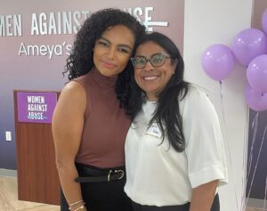 Jamie Colleen Instagram - I’m still riding the high from last week’s ribbon-cutting ceremony at Ameya’s Place. As one of only two domestic violence shelters in Philadelphia, Ameya’s Place offers sanctuary to over 600 women, men, and children annually. The event marked the completion of a $3.6 million renovation and expansion of our 100-bed facility, transforming it into an even more welcoming refuge.⁣
⁣
Reflecting on my journey, from seeking help at Ameya’s Place ten years ago to now being able to support others who are walking through its doors, fills me with indescribable emotions 🥹💜. At my core, I’m overwhelmed with gratitude for everything—the journey, the growth, and the opportunity to give back. 💜⁣
⁣
Thank you to our generous donors and those who support us, this would not be possible without you! ⁣💜
⁣
A special thank you to my incredible friends who have been a constant for Selena and I. It meant the world to share this special moment with you, I love you all so much 💜💜 ⁣
⁣
#womenagainstabuse 

If I or someone you know need help: 

24/7 Philadelphia Domestic Violence Hotline
1-866-723-3014

24/7 National Domestic Violence Hotline 
1-800-799-SAFE (7233)

You’re not alone 💜