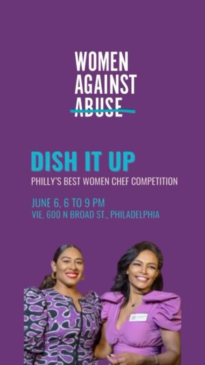 Jamie Colleen Instagram - Join us for the 2024 Dish It Up to enjoy a night of delicious food from Philadelphia’s top women chefs, all while raising money for a crucial cause!

This is easily my favorite event of the year! 💜 Funny story: last year I injured my knee (again🙄) the DAY OF the event, as you can see I didn’t let a couple of crutches stop me! 😆🙌

Thankfully the crutches are fully retired and will not be needed this year 💜🙌

THURSDAY, JUNE 6TH

6 to 9 pm, with VIP reception beginning at 5 pm

Vie, 600 N Broad St, Philadelphia

NEW FOR 2024! Join us as we celebrate diversity - Philly style. Philadelphia is a culinary superstar, home to the Italian Market, Chinatown and the Reading Terminal, just to name a few! Come taste what makes Philadelphia so delicious and unique! 

LINK IN BIO! 

#womenagainstabuse
@womenagainstabuse