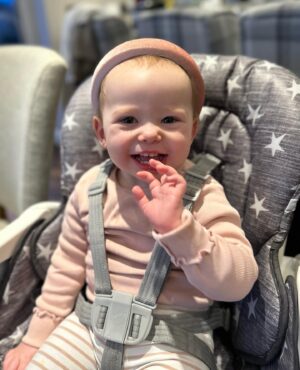 Jamie Jewitt Instagram - When I shared recently about Nora starting to crawl at 20 months 🥰 (and not yet walking) I got a lot of messages from mums who have been feeling worried, or isolated, as the majority of what they see on here are other babies reaching certain milestones.

It really got me thinking because I shared a lot of ‘firsts’ with Nell without even really realising I was doing it, I would just want to share how cute she was using her fork, or be so excited she’d said mama and was making funny babbling sounds 💕. And please don’t get me wrong, I love LOVE to see those posts, watching parents see their babies do things for the first time and the amazement and joy that brings is something very special, and is such a lovely thing to celebrate 💕. But having a second child on a very different timeframe has reminded me how much easier it is (without even realising you’re doing it) to fill a square, or story, with something that someone is doing rather than isn’t doing. So I just wanted to share that whilst the nature of social media means you might constantly see babies meeting milestones, you really aren’t alone if they’re not ❤️, and it doesn’t mean there aren’t other mums and dads out there in a similar situation to you.

I don’t share so many of those moments with Nora and it’s not because she’s our second child, it is simply because we haven’t shared those moments in real life yet ❤️. She’s very much on her own timeframe for everything, although I’ve only touched on gross motor development on here before. She doesn’t speak - about 8 months ago she said dada for the first time and then overnight she stopped and hasn’t said it since. She has never said mama. Day to day we are still working on her cutlery and practical skills. *Caption continues in the pinned comments*
