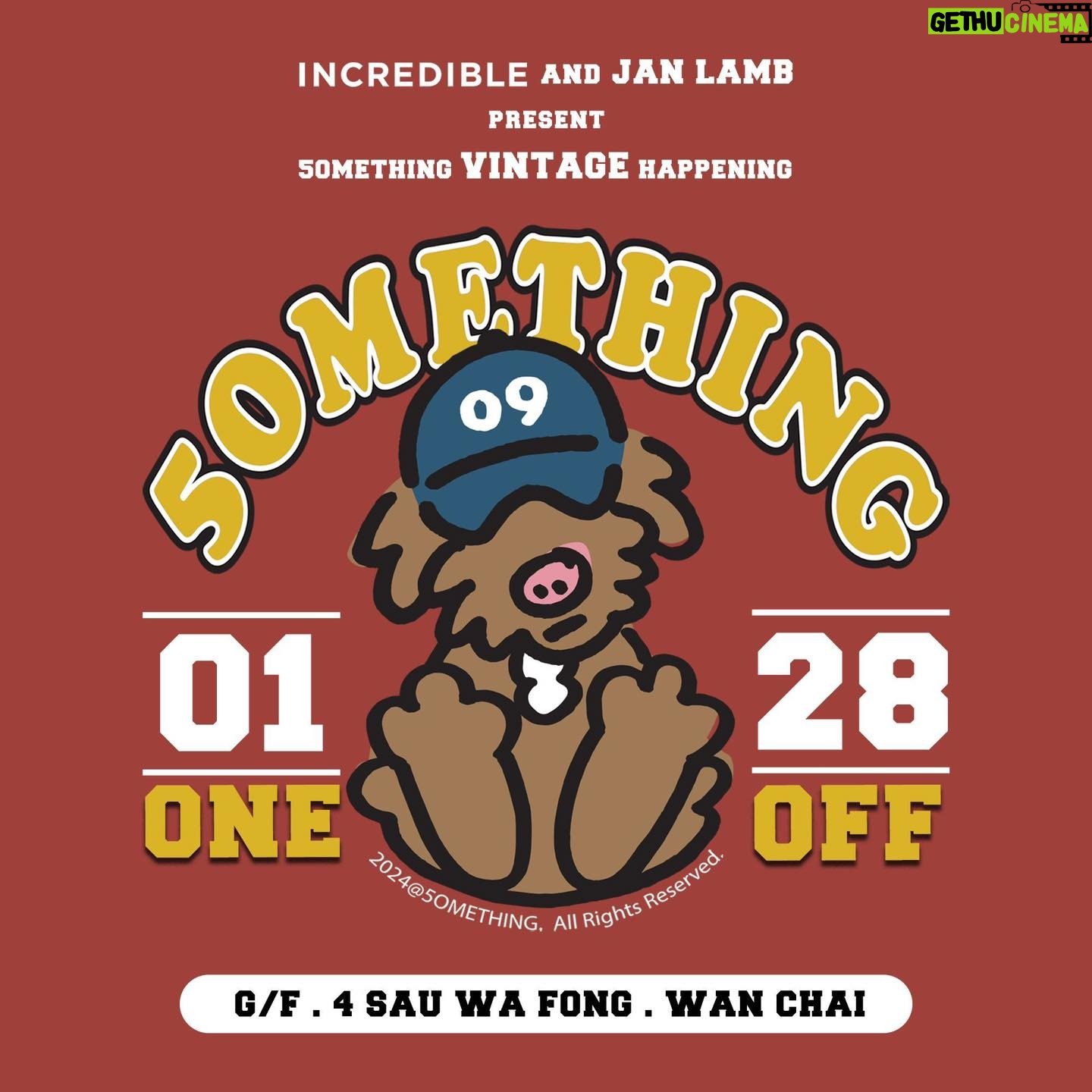 Jan Lam Hoi-Fung - 5.2K Likes - OneOff本地人手絲印美製Vintage 衛衣,不設售賣,只供展覽,展期至30/1。
另有One Off Badge, Badge & Sticker Set明天上架。
#INCREDIBLEX50METHING
#OneOffVintageCollection
#Gf4SauWaFongWanChai