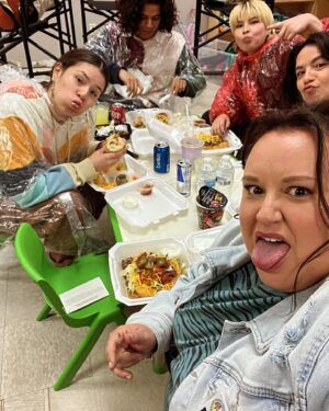 Jana Schmieding Instagram - Thank you to @sterlinharjo, @fxnetworks and the @rezdogsfx writers for letting my gum snap like dat! Reservation Dogs s3 and all season are out and bingeable now on FX on Hulu. 💋, Bev