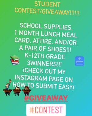 Janab Kareem Instagram - Contest Deadline Passed:  #CONTEST / #GIVEBACK (yes you can Share :)!
It’s that time of the year again (I usually do this in person BUT Covid happened..Instead of calling around throughout the community I’m going to do every GIVE BACK Online this Year due to COVID ..so pay attention..so let’s see how this plays out.. This one is the STUDENT GIVEBACK!!!!Parents, Students, Teachers, Guardians.. WHAT TO DO: Go on my page, dm me, plug in a note so I know your real and who your student is to you (you can submit yourself) and why they deserve to win (manner able, helpful, activities they are in etc) (do not send any other personal info please) and keep it very short :), You will be given a #, On Friday August 21st the 3WINNERS will be announced by # (to keep everything confidential). Winners it will be your choice if you want to post your winnings in your social media..... Let the Games Begin!!!!....and this is legit..if you scroll down you will see i do this and this is legit..it’s just my first time online...and this one is for the students..so don’t take it for yourselves if your not any of the above helping out a student !!:). #contest #giveaway #giveback #students #yourcommunity #alllivesmatter #onestepatatime #youth #educate #covid19 #volunteer #veterans #veteran #teachers #deserving #juvenile #love #peaceandlove #coolfacts #legitcontest #legitgiveaways #kindnessmatters
