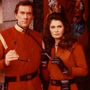 Jane Badler Instagram - RIP Andrew Pine. It was a honor to be in your presence and act alongside you in V the miniseries. You were a superb actor and a generous, curious  human.. We will miss your grace, and eloquence. Love to all your family and friends you have left behind.