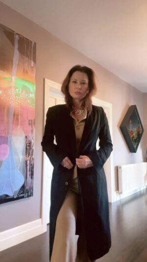Jane Badler Instagram - Its mothers day .. I am eternally grateful for all the abundance and love in my life… thinking of you my son who left this world four years ago with a full heart and rejoicing in the new life of my perfect grandson.. To all you Moms out there . Its the most bounteous , pure act on this planet .. wearing my new @white__story suit.. Never worn beige before but hey why not !! #mothersday