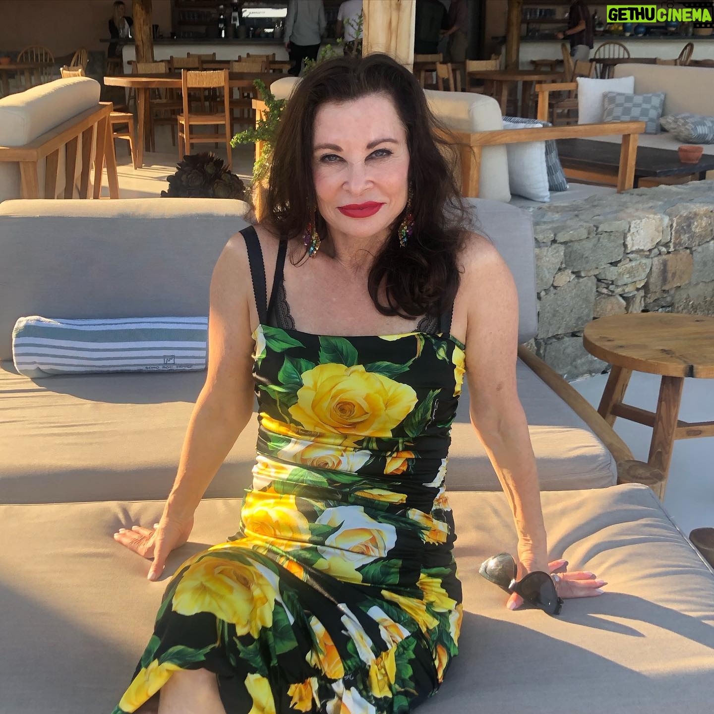 Jane Badler - 872 Likes - What an amazing night .. magical cocktail party celebrating the love of our good friends beautiful son. People from all over the globe have descended on this mythical island of Mykonos..feeling grateful to be traveling .. wearing @dolcegabbana xxxxxx